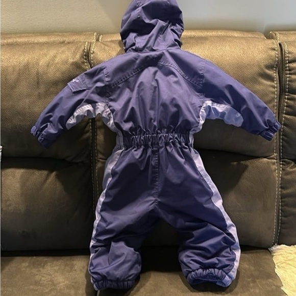 EUC! TODDLER 18 MONTH REI PURPLE INSULATED/FLEECE SNOWSUIT WITH GROWTH TUCK - Picture 10 of 12